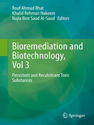 cover image of Bioremediation and Biotechnology, Vol 3
